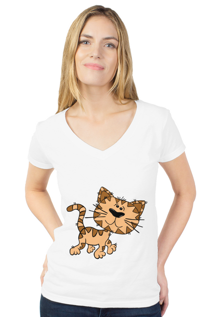 womens tultex v neck